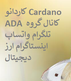 کاردانو Cardano ADA کانال گروه تلگرام واتساپ اینستاگرام ارز دیجیتال