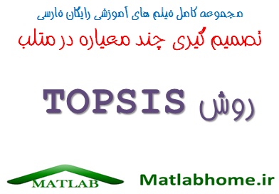 Topsis MCDM MADM Free Download Matlab Code and Farsi Videos